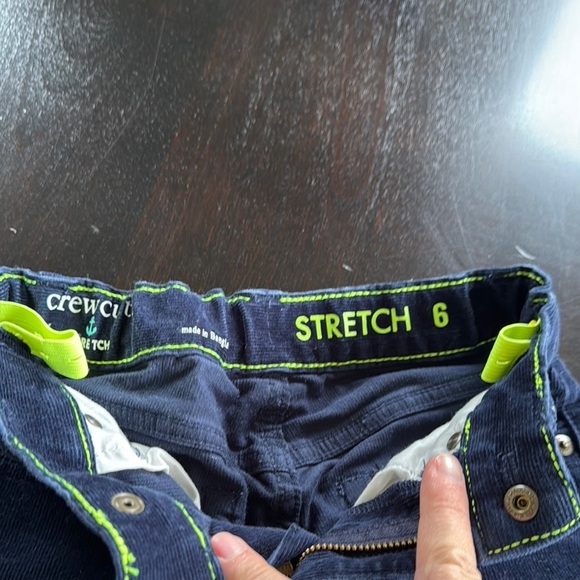Crewcuts Kids Casual corduroy pants- Navy Blue - Picture 3 of 3